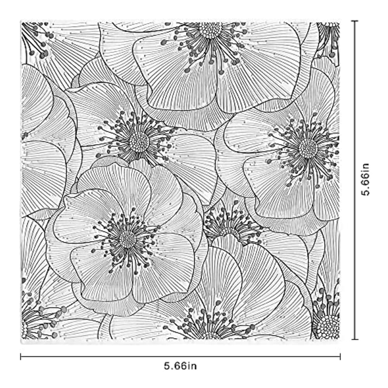Card Making Scrapbooking Crafting DIY Decorations, Flowers Transparent Silicone Seal Stamps for Embossing Album Crafts